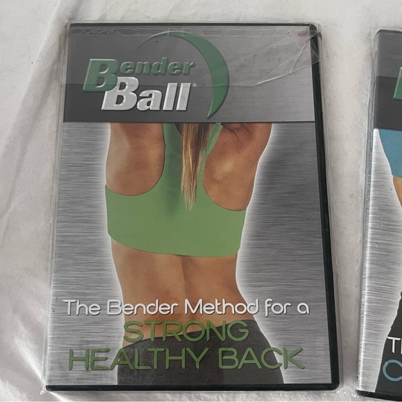 BENDER BALL METHOD OF CORE TRAINING & Strong Healthy Back DVDs - Picture 2 of 8